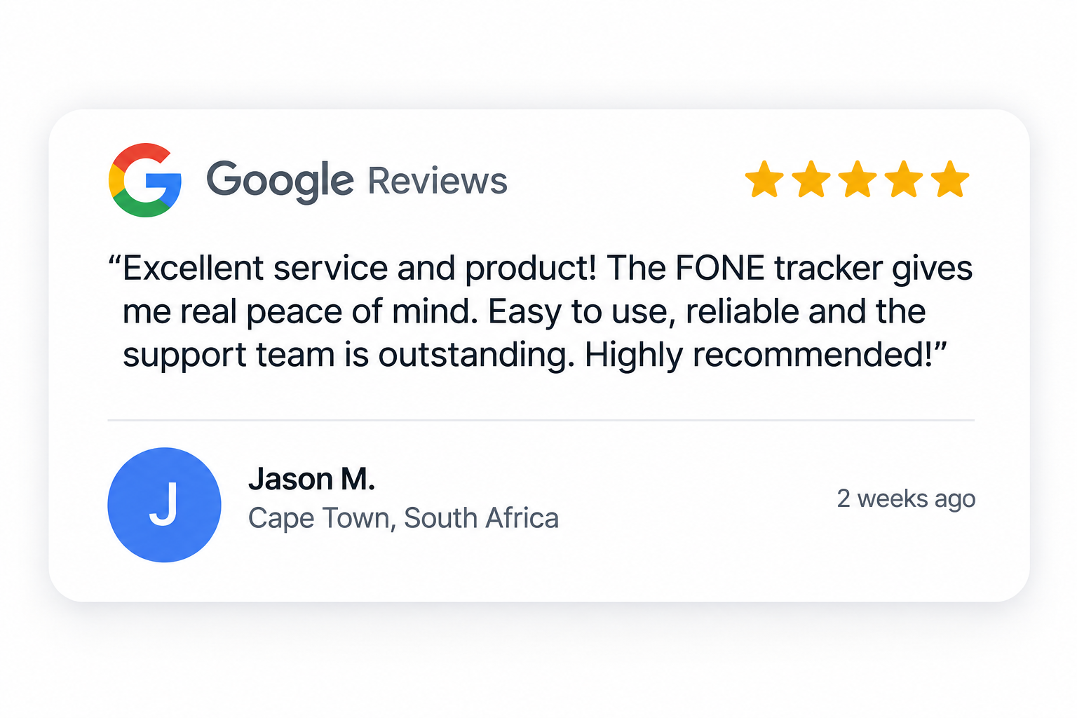Google Testimonial Google Testimonial