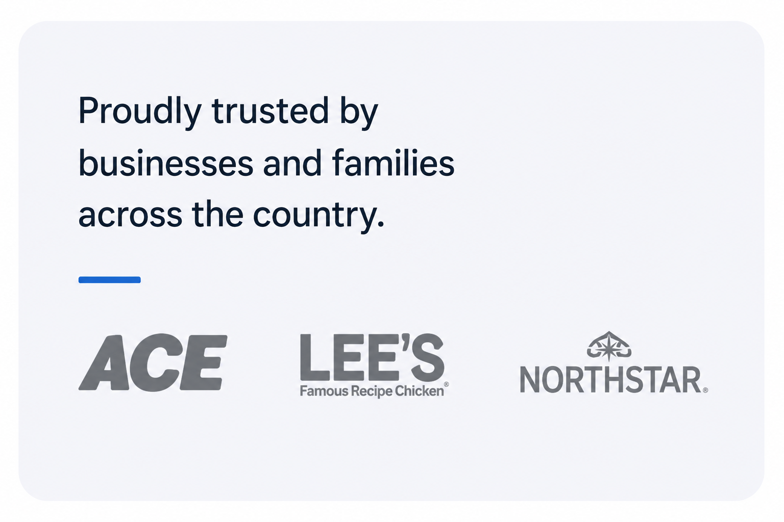 Trusted by businesses Trusted by businesses